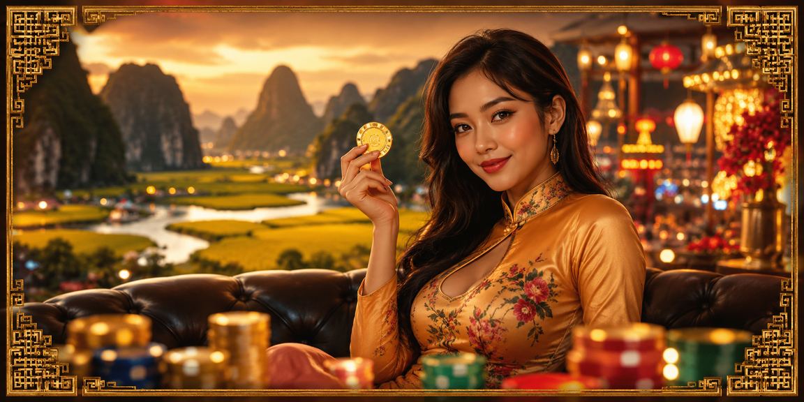 Người chơi trải nghiệm game và xem phân tích tại chợ đêm Ninh Bình